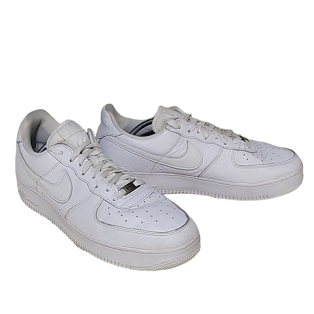 Nike Air Force One Low White Athletic AF1 Sneakers Mens Size 12